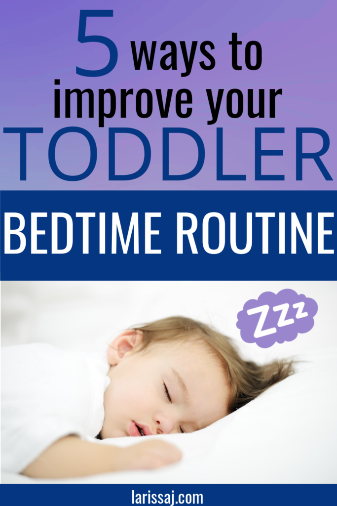 Improve your toddler bedtime routine like this sleeping toddler.